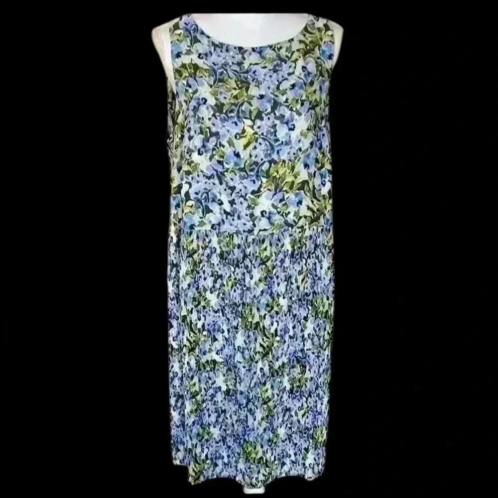 J Jill  ladies large sleeveless dress excellent condition lined from waist down. - Picture 2 of 15